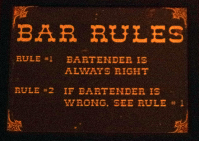 インドのバーのルールその２