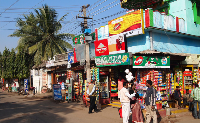 インドでよく見る個人商店