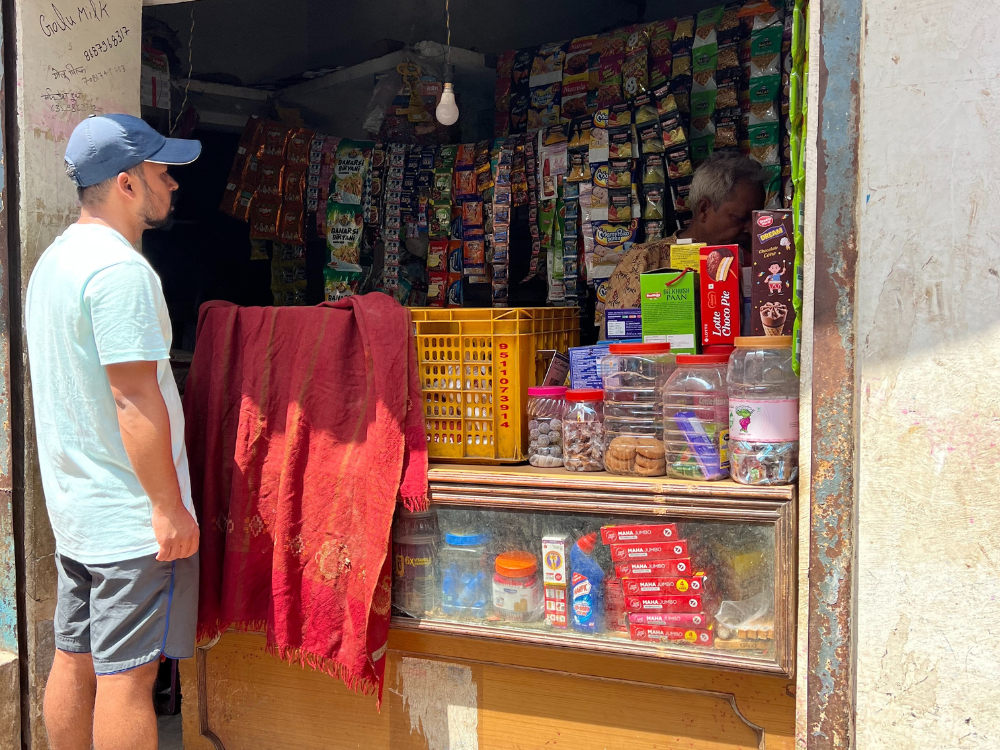 インドの個人商店