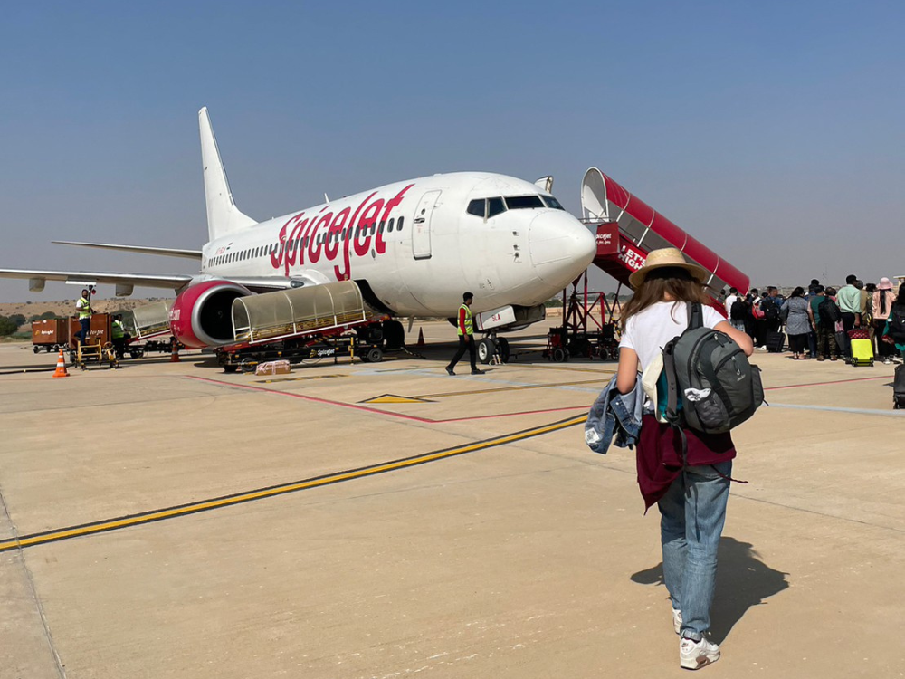 インドの飛行機