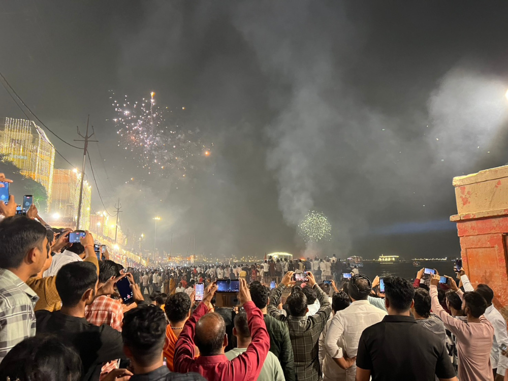 ラストは花火で