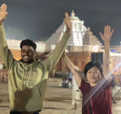 ディープディワリを楽しむカヨちゃん