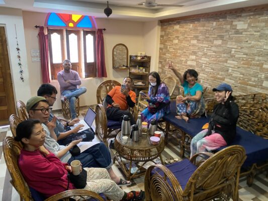 レセプションはみんなだいすきな場所